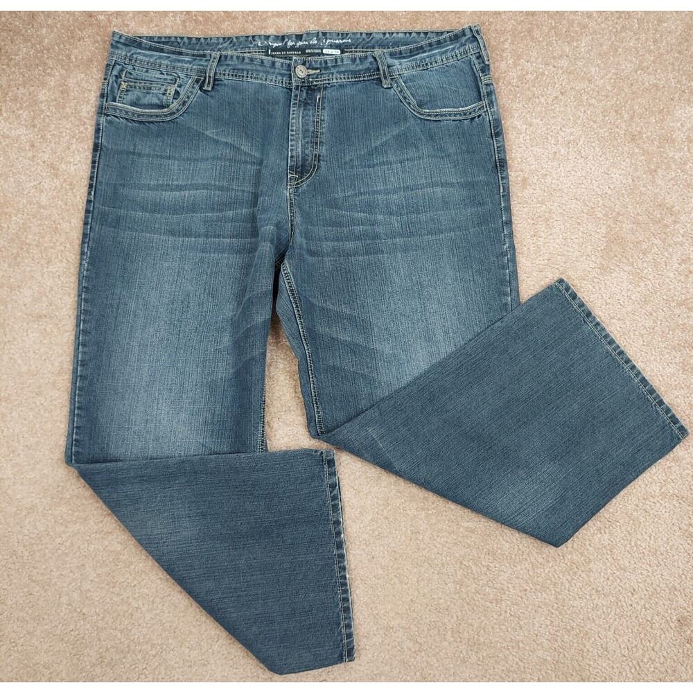 I Jeans By Buffalo Jeans Mens 44X30 Blue Denim Straight Relaxed Western Adult
